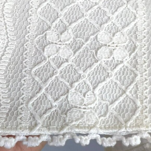 FREE PEOPLE SIZE 10 IVORY WHITE LACE FIT & FLARE SKATER DRESS - Picture 11 of 16